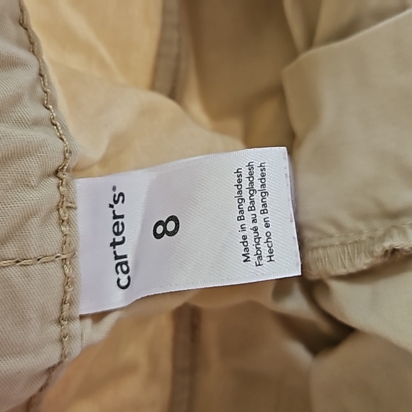Carter's Girls 8 Cotton Khaki Shorts - Picture 4 of 8